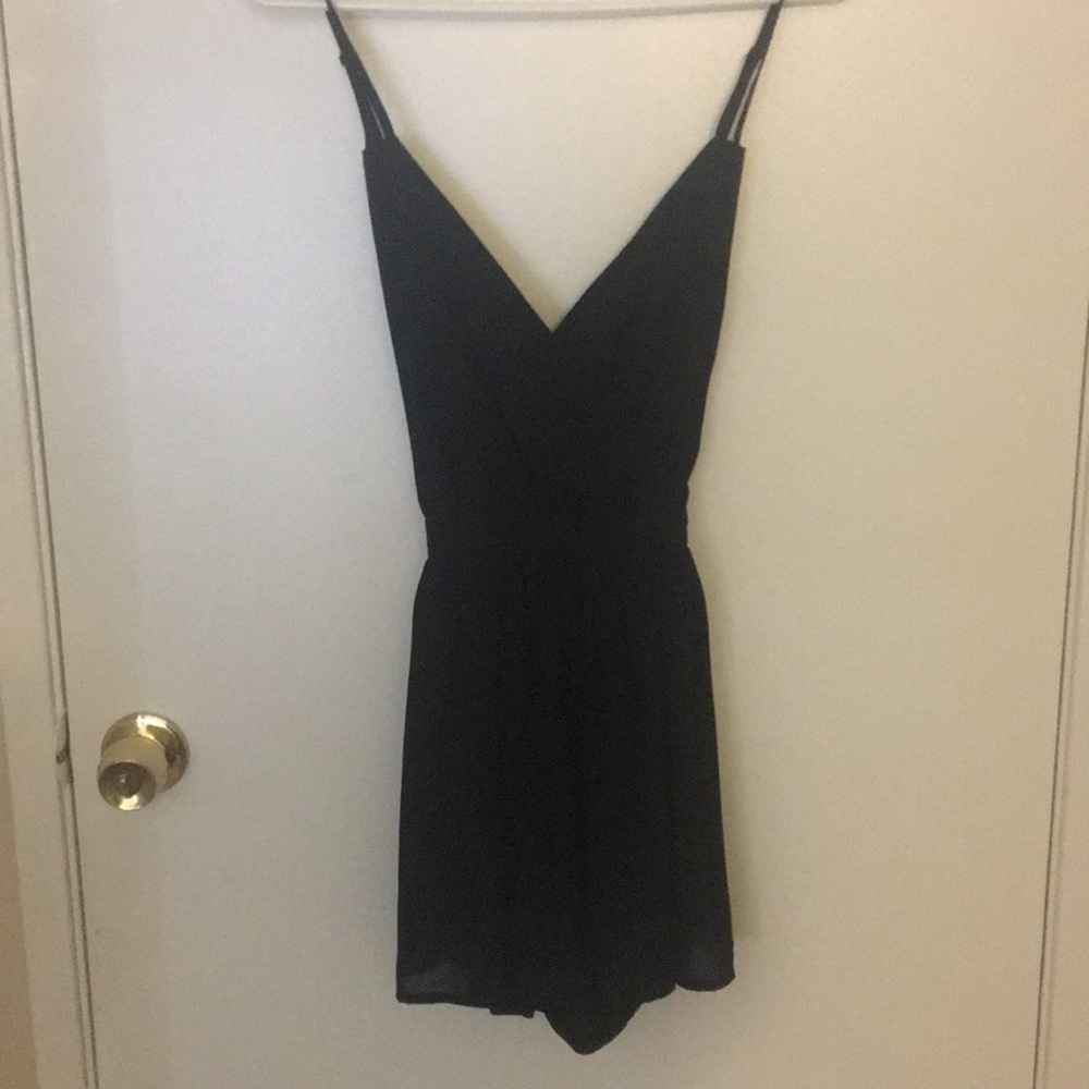 Little black romper dress